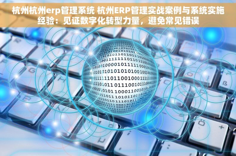杭州杭州erp管理系统 杭州ERP管理实战案例与系统实施经验：见证数字化转型力量，避免常见错误