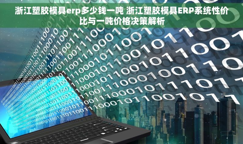 浙江塑胶模具erp多少钱一吨 浙江塑胶模具ERP系统性价比与一吨价格决策解析