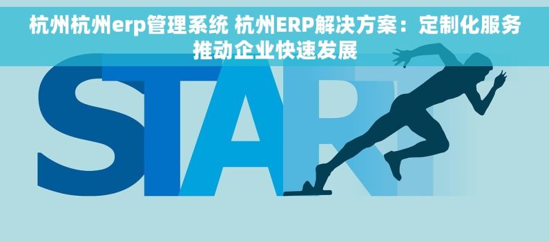 杭州杭州erp管理系统 杭州ERP解决方案：定制化服务推动企业快速发展