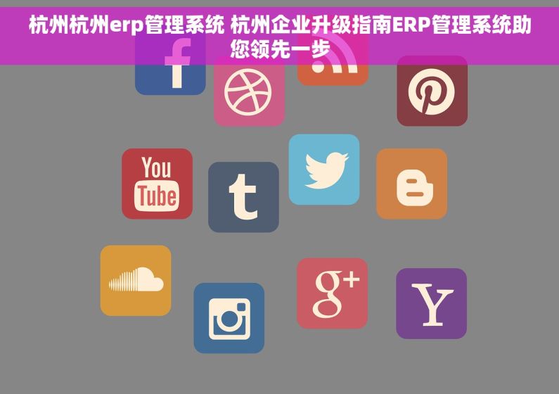 杭州杭州erp管理系统 杭州企业升级指南ERP管理系统助您领先一步