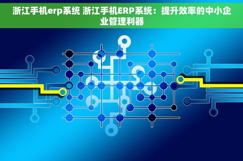 浙江手机erp系统 浙江手机ERP系统：提升效率的中小企业管理利器
