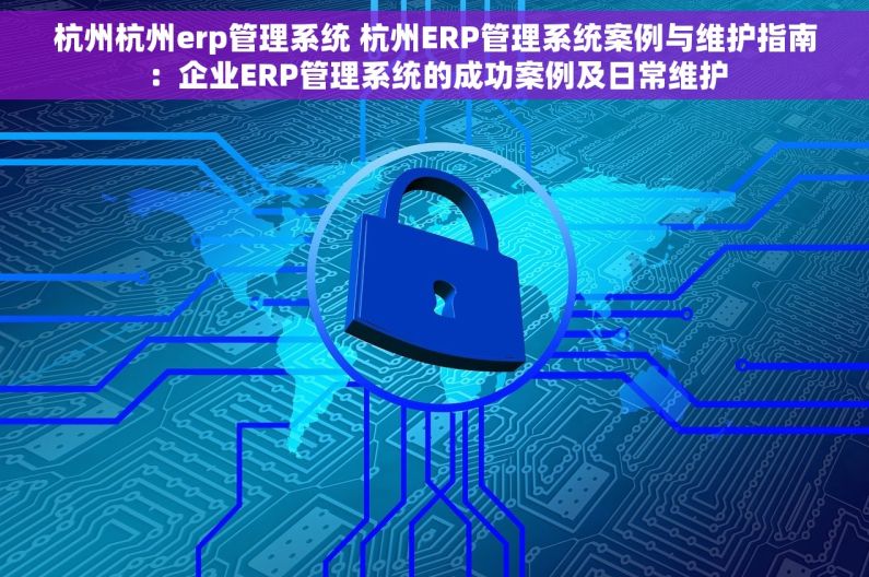杭州杭州erp管理系统 杭州ERP管理系统案例与维护指南：企业ERP管理系统的成功案例及日常维护