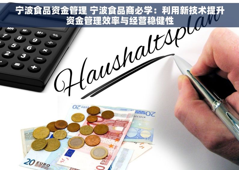 宁波食品资金管理 宁波食品商必学：利用新技术提升资金管理效率与经营稳健性