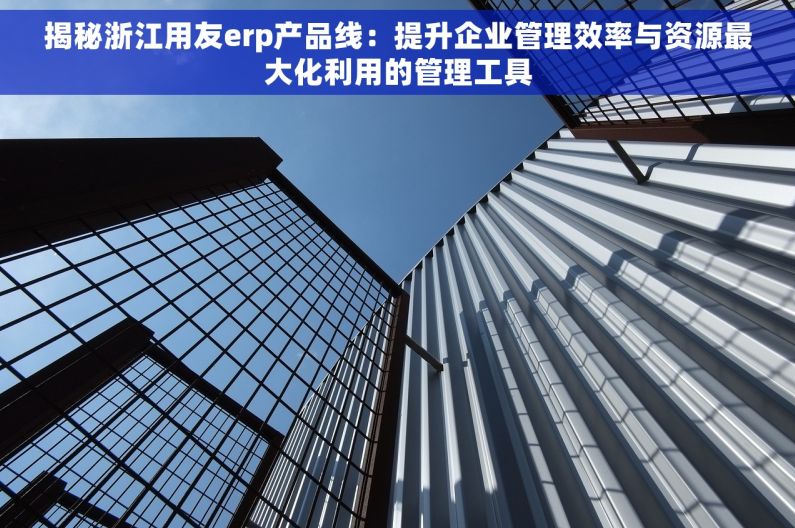 揭秘浙江用友erp产品线：提升企业管理效率与资源最大化利用的管理工具