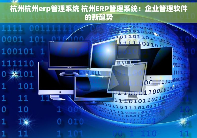 杭州杭州erp管理系统 杭州ERP管理系统：企业管理软件的新趋势