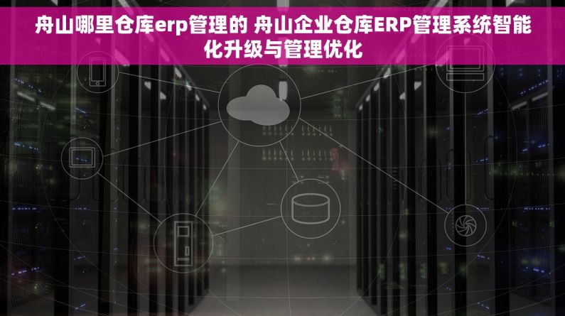 舟山哪里仓库erp管理的 舟山企业仓库ERP管理系统智能化升级与管理优化