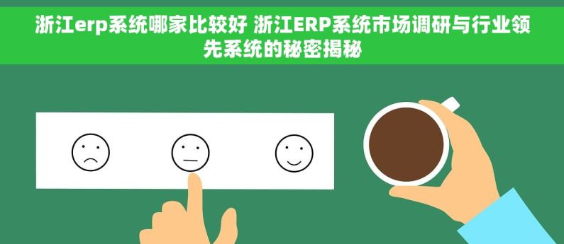 浙江erp系统哪家比较好 浙江ERP系统市场调研与行业领先系统的秘密揭秘