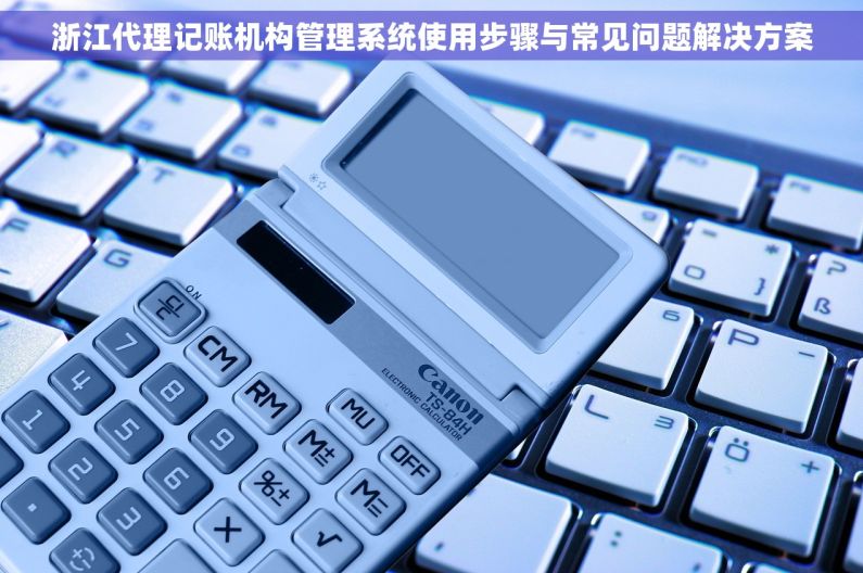 浙江代理记账机构管理系统使用步骤与常见问题解决方案