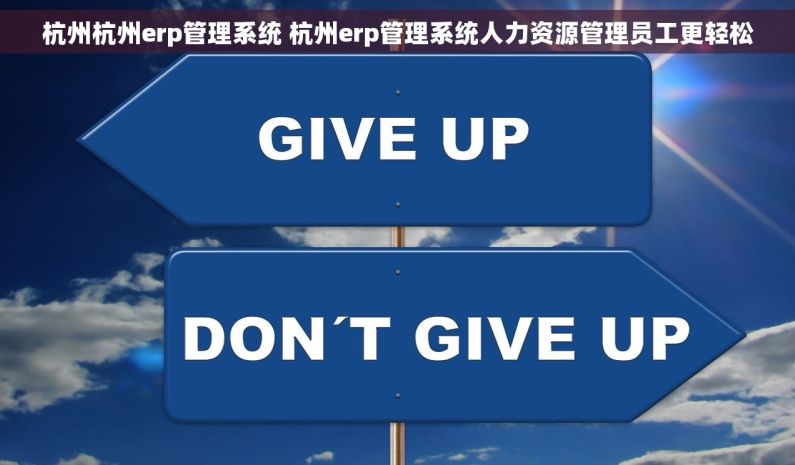 杭州杭州erp管理系统 杭州erp管理系统人力资源管理员工更轻松