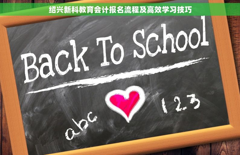 绍兴新科教育会计报名流程及高效学习技巧