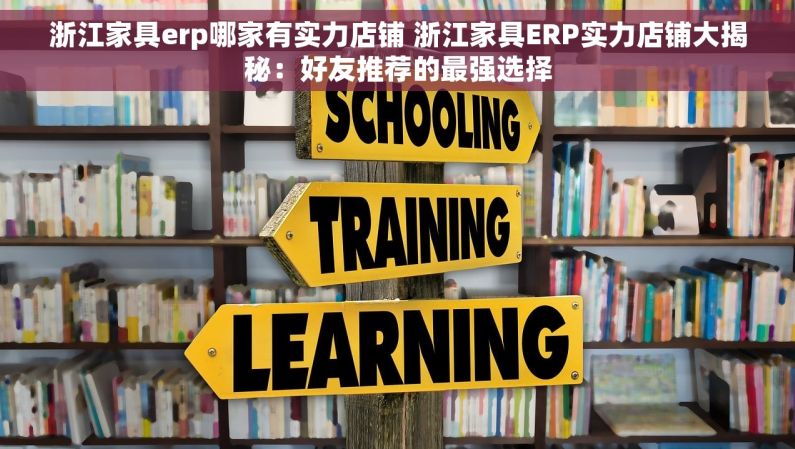 浙江家具erp哪家有实力店铺 浙江家具ERP实力店铺大揭秘：好友推荐的最强选择