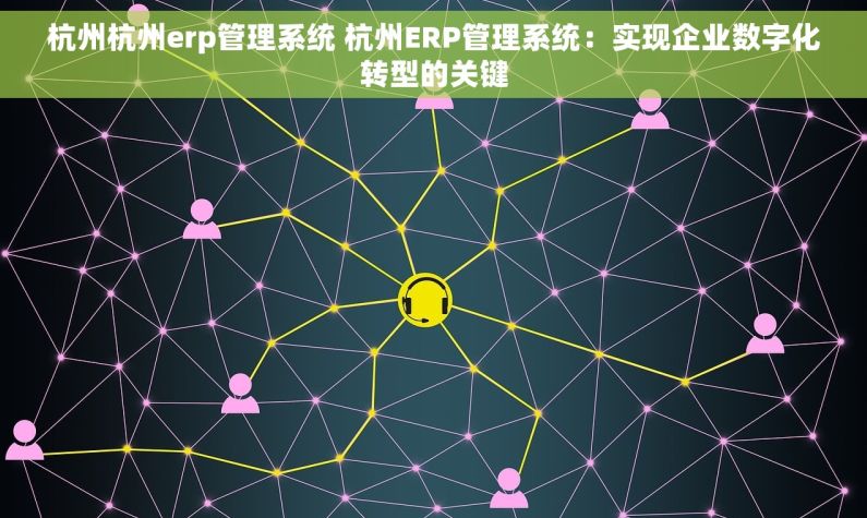 杭州杭州erp管理系统 杭州ERP管理系统：实现企业数字化转型的关键
