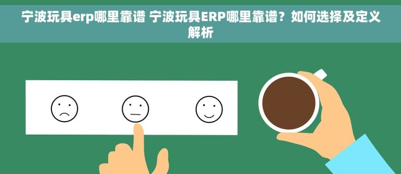 宁波玩具erp哪里靠谱 宁波玩具ERP哪里靠谱？如何选择及定义解析