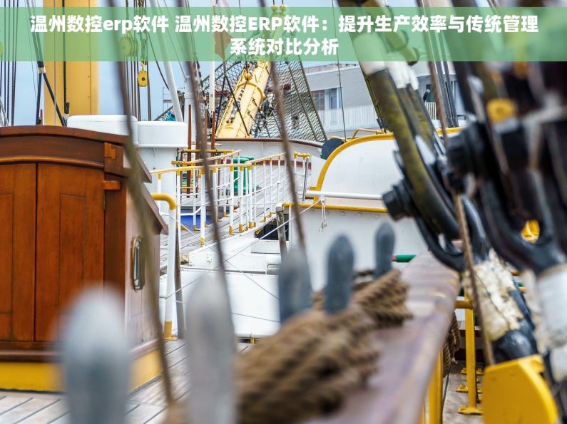 温州数控erp软件 温州数控ERP软件：提升生产效率与传统管理系统对比分析