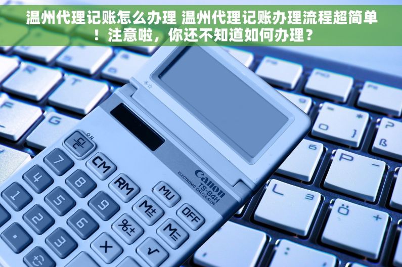 温州代理记账怎么办理 温州代理记账办理流程超简单！注意啦，你还不知道如何办理？