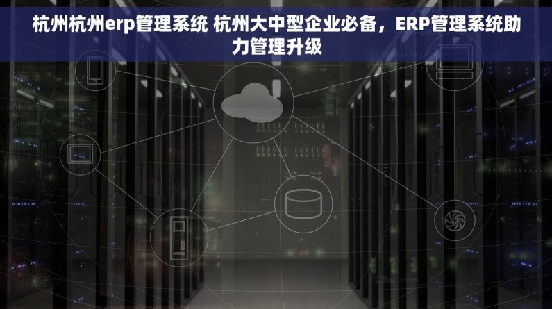 杭州杭州erp管理系统 杭州大中型企业必备，ERP管理系统助力管理升级