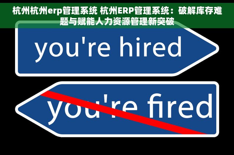 杭州杭州erp管理系统 杭州ERP管理系统：破解库存难题与赋能人力资源管理新突破