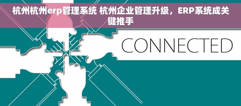 杭州杭州erp管理系统 杭州企业管理升级，ERP系统成关键推手