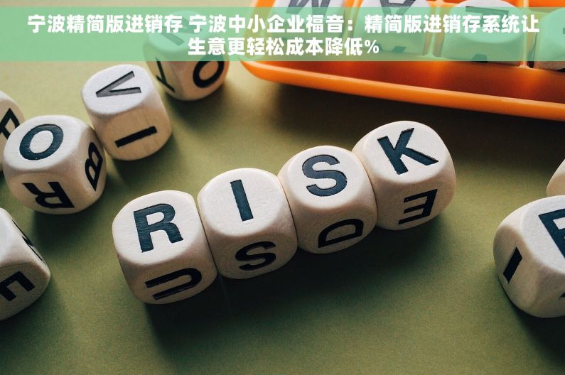 宁波精简版进销存 宁波中小企业福音：精简版进销存系统让生意更轻松成本降低%