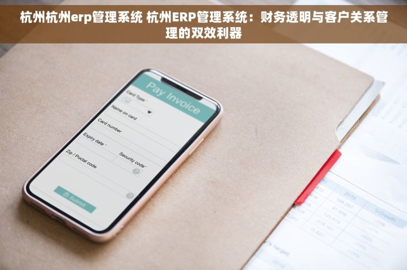 杭州杭州erp管理系统 杭州ERP管理系统：财务透明与客户关系管理的双效利器