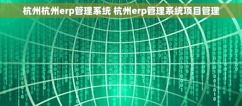 杭州杭州erp管理系统 杭州erp管理系统项目管理