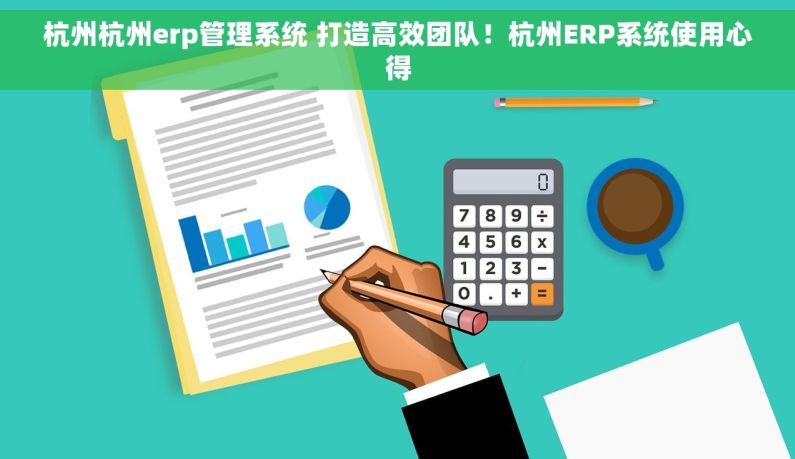 杭州杭州erp管理系统 打造高效团队！杭州ERP系统使用心得