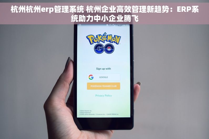 杭州杭州erp管理系统 杭州企业高效管理新趋势：ERP系统助力中小企业腾飞