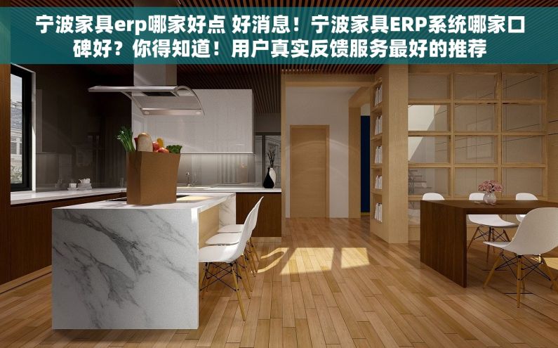 宁波家具erp哪家好点 好消息！宁波家具ERP系统哪家口碑好？你得知道！用户真实反馈服务最好的推荐