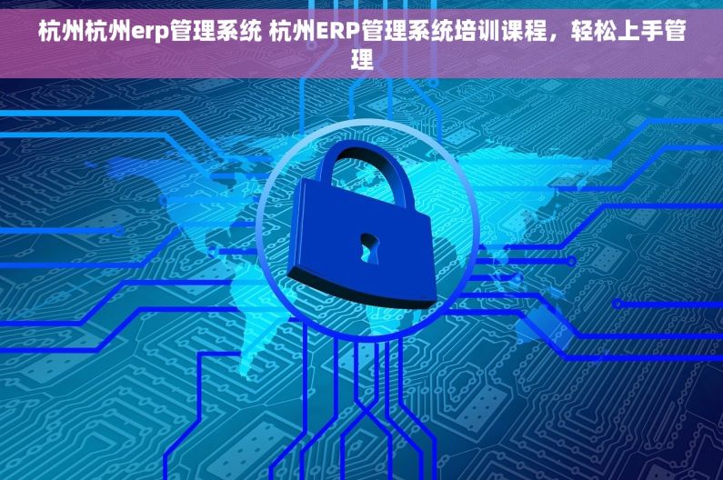 杭州杭州erp管理系统 杭州ERP管理系统培训课程，轻松上手管理