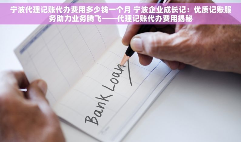 宁波代理记账代办费用多少钱一个月 宁波企业成长记：优质记账服务助力业务腾飞——代理记账代办费用揭秘