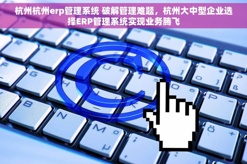 杭州杭州erp管理系统 破解管理难题，杭州大中型企业选择ERP管理系统实现业务腾飞