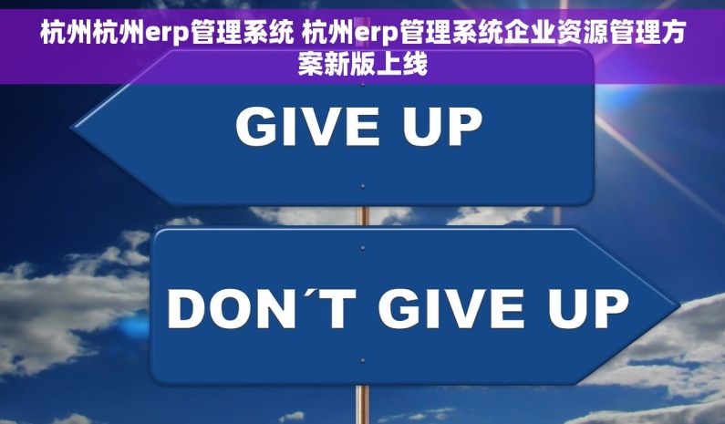 杭州杭州erp管理系统 杭州erp管理系统企业资源管理方案新版上线