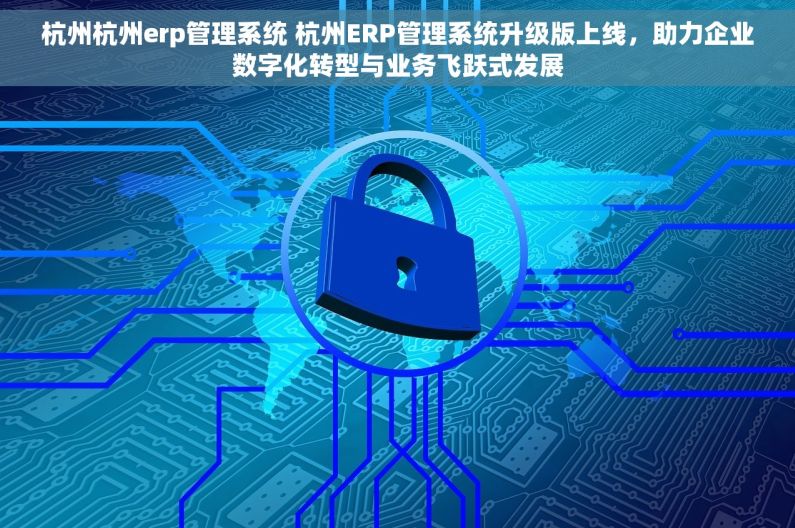 杭州杭州erp管理系统 杭州ERP管理系统升级版上线，助力企业数字化转型与业务飞跃式发展