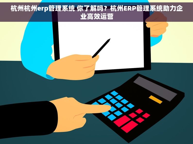 杭州杭州erp管理系统 你了解吗？杭州ERP管理系统助力企业高效运营