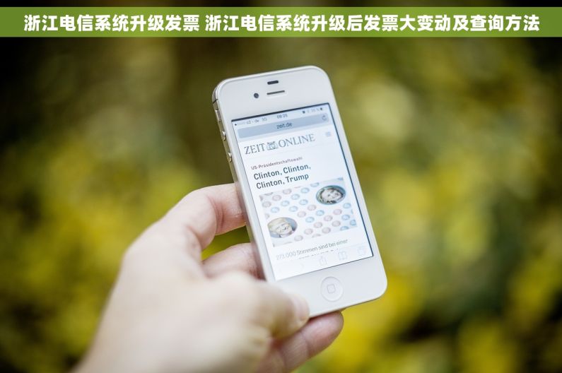 浙江电信系统升级发票 浙江电信系统升级后发票大变动及查询方法