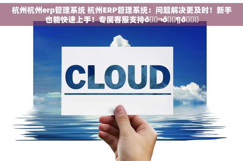 杭州杭州erp管理系统 杭州ERP管理系统：问题解决更及时！新手也能快速上手！专属客服支持💬👶🌟