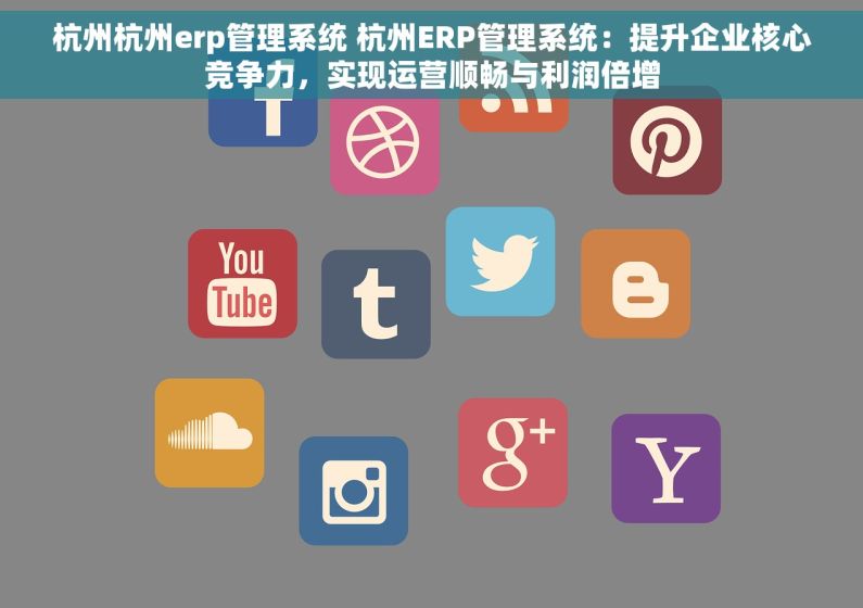 杭州杭州erp管理系统 杭州ERP管理系统：提升企业核心竞争力，实现运营顺畅与利润倍增