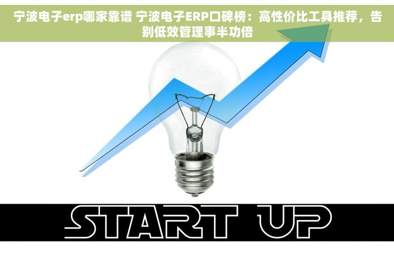 宁波电子erp哪家靠谱 宁波电子ERP口碑榜：高性价比工具推荐，告别低效管理事半功倍