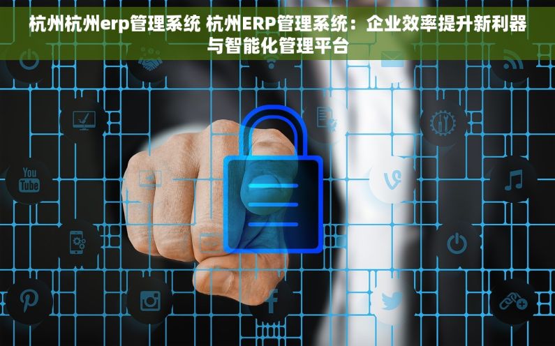 杭州杭州erp管理系统 杭州ERP管理系统：企业效率提升新利器与智能化管理平台