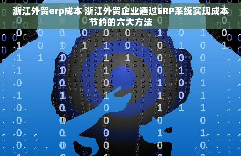 浙江外贸erp成本 浙江外贸企业通过ERP系统实现成本节约的六大方法