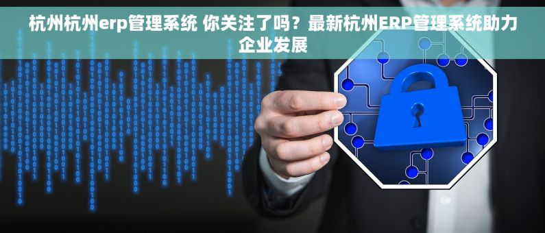 杭州杭州erp管理系统 你关注了吗？最新杭州ERP管理系统助力企业发展