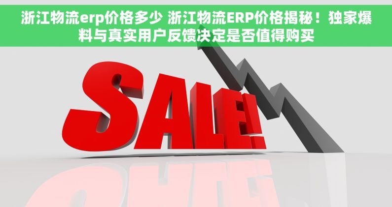 浙江物流erp价格多少 浙江物流ERP价格揭秘！独家爆料与真实用户反馈决定是否值得购买