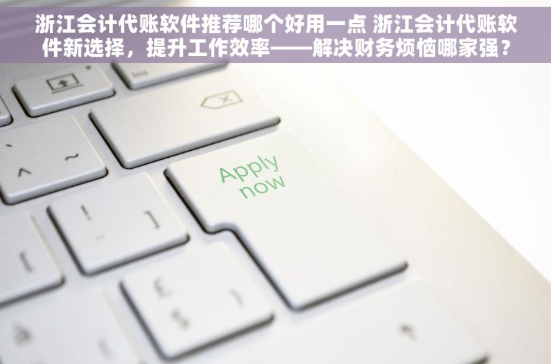 浙江会计代账软件推荐哪个好用一点 浙江会计代账软件新选择，提升工作效率——解决财务烦恼哪家强？