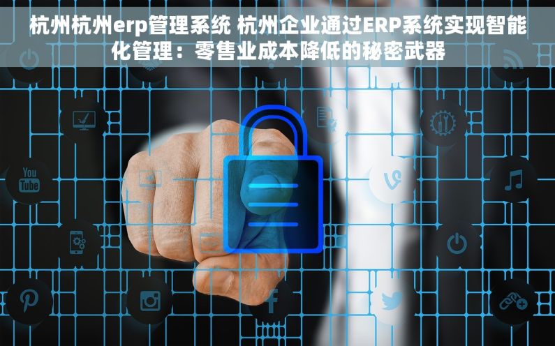 杭州杭州erp管理系统 杭州企业通过ERP系统实现智能化管理：零售业成本降低的秘密武器
