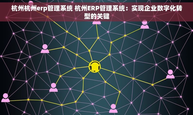 杭州杭州erp管理系统 杭州ERP管理系统：实现企业数字化转型的关键