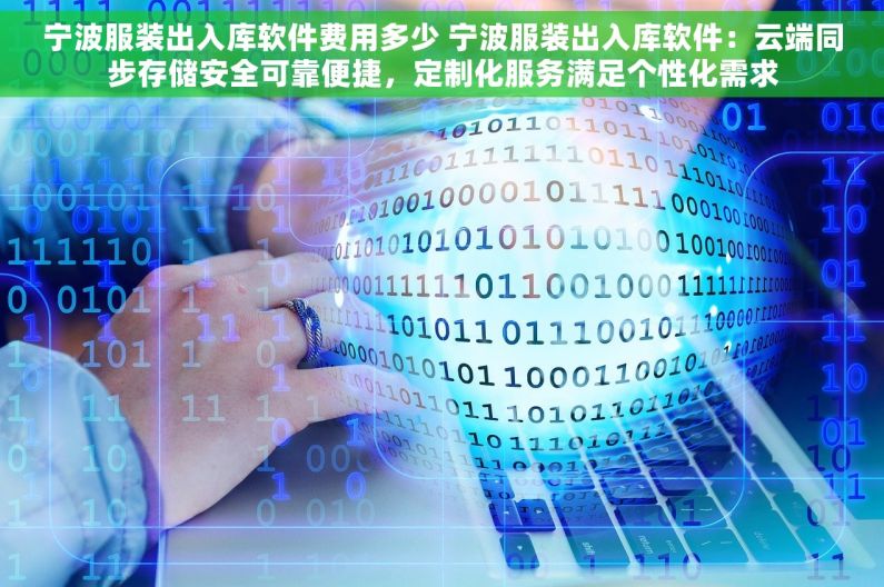 宁波服装出入库软件费用多少 宁波服装出入库软件：云端同步存储安全可靠便捷，定制化服务满足个性化需求