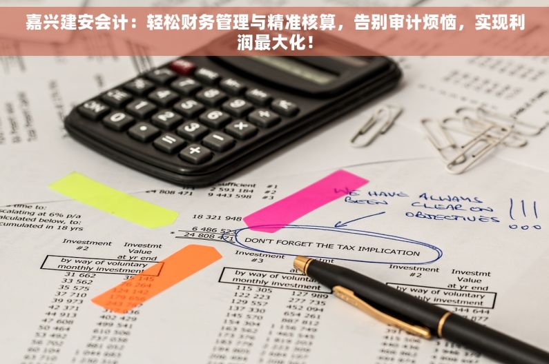 嘉兴建安会计：轻松财务管理与精准核算，告别审计烦恼，实现利润最大化！