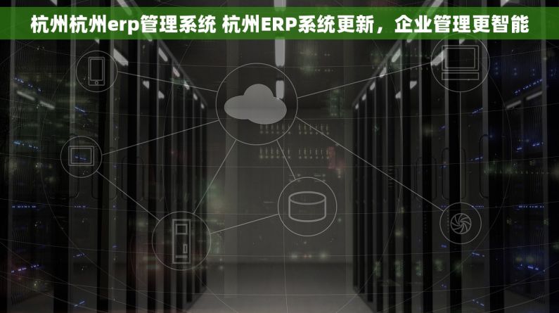 杭州杭州erp管理系统 杭州ERP系统更新，企业管理更智能