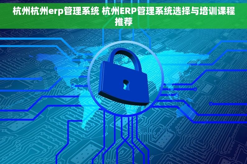 杭州杭州erp管理系统 杭州ERP管理系统选择与培训课程推荐