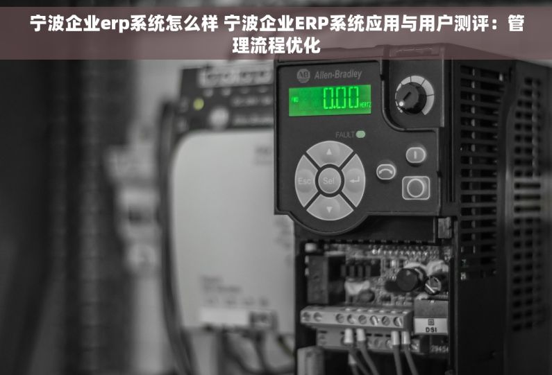 宁波企业erp系统怎么样 宁波企业ERP系统应用与用户测评：管理流程优化